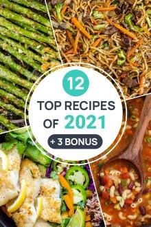 Collage of 4 top recipes