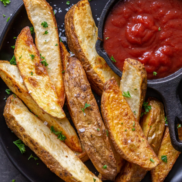 Air Fryer Potato Wedges (Extra Crispy) Story Poster Image