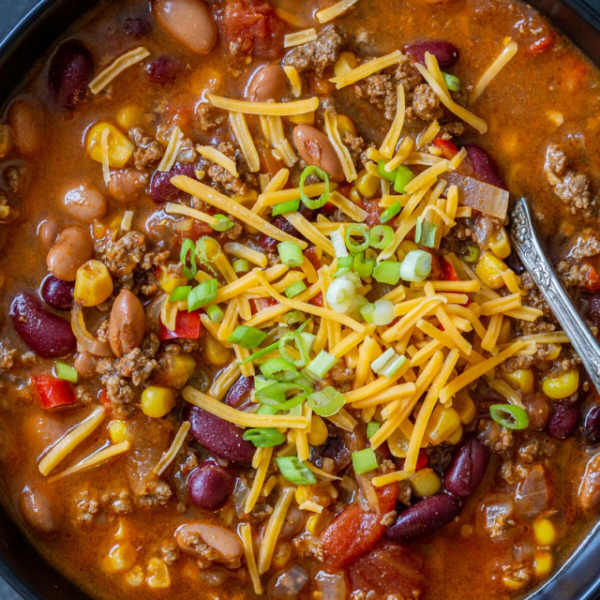 Easy Instant Pot Chili Recipe Story Poster Image