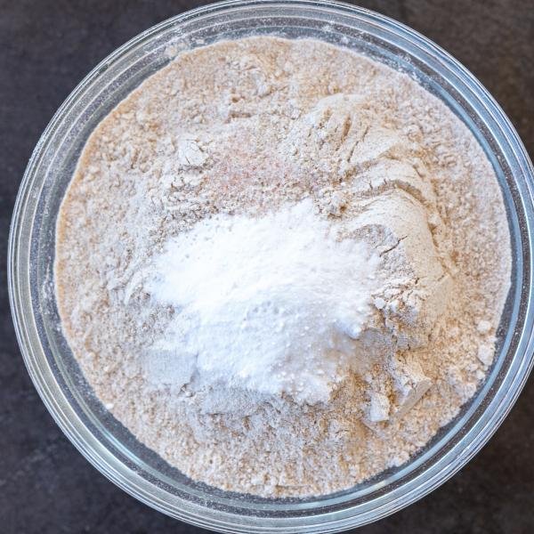flour in a bowl
