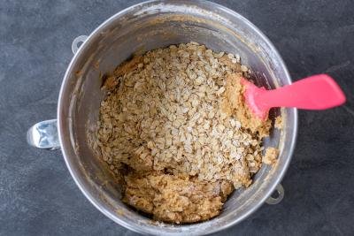 oatmeal added to added to oatmeal raisin cookie dough