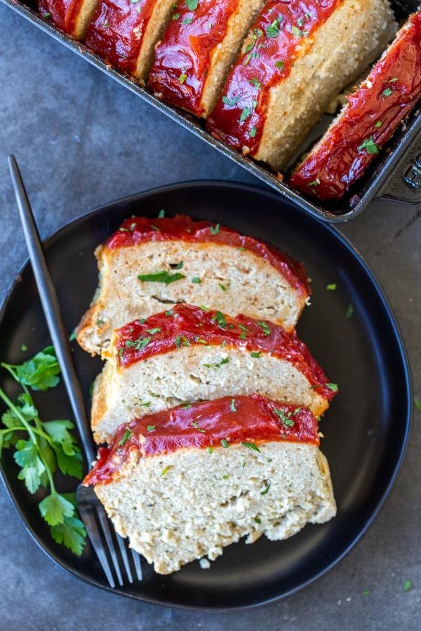 Sliced Chicken Loaf on a plate