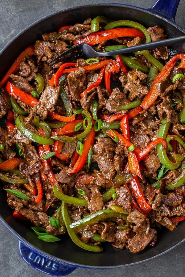 30-Minute Korean Beef Stir Fry - Momsdish