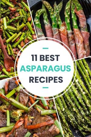 Collage of best asparagus recipes