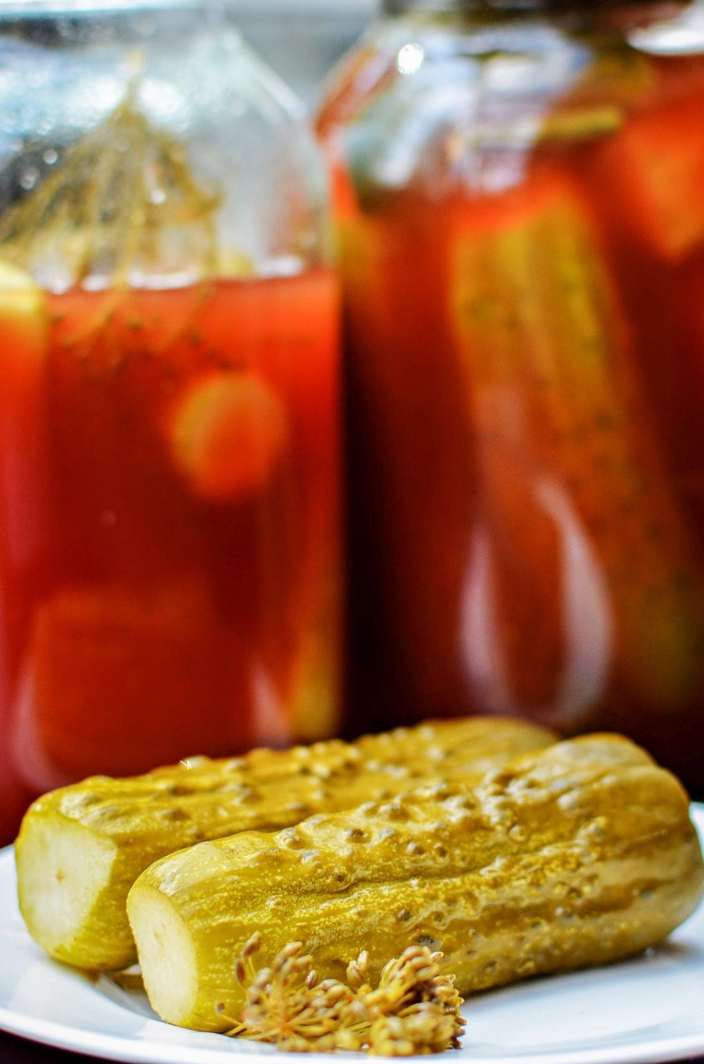 Canned Sweet Spicy Pickles Momsdish