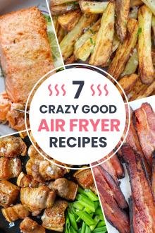 Collage of top air fryer recipes