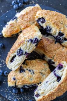 Scones after baking.