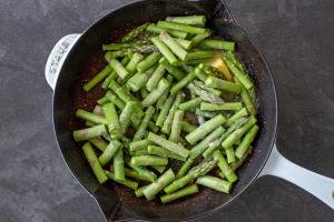 butter with asparagus