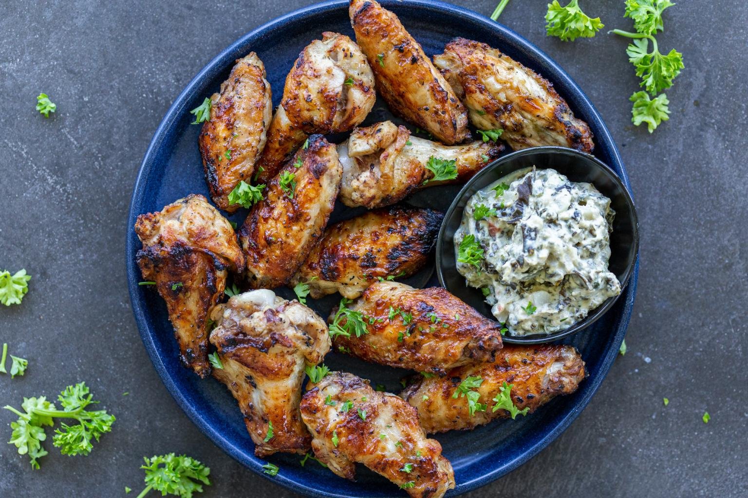 Grilled Chicken Wings Recipe (Just 3 Ingredients) Momsdish