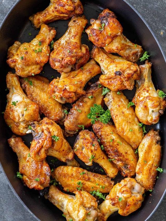 Baked Chicken Wings (3 Ingredients) Story - Momsdish