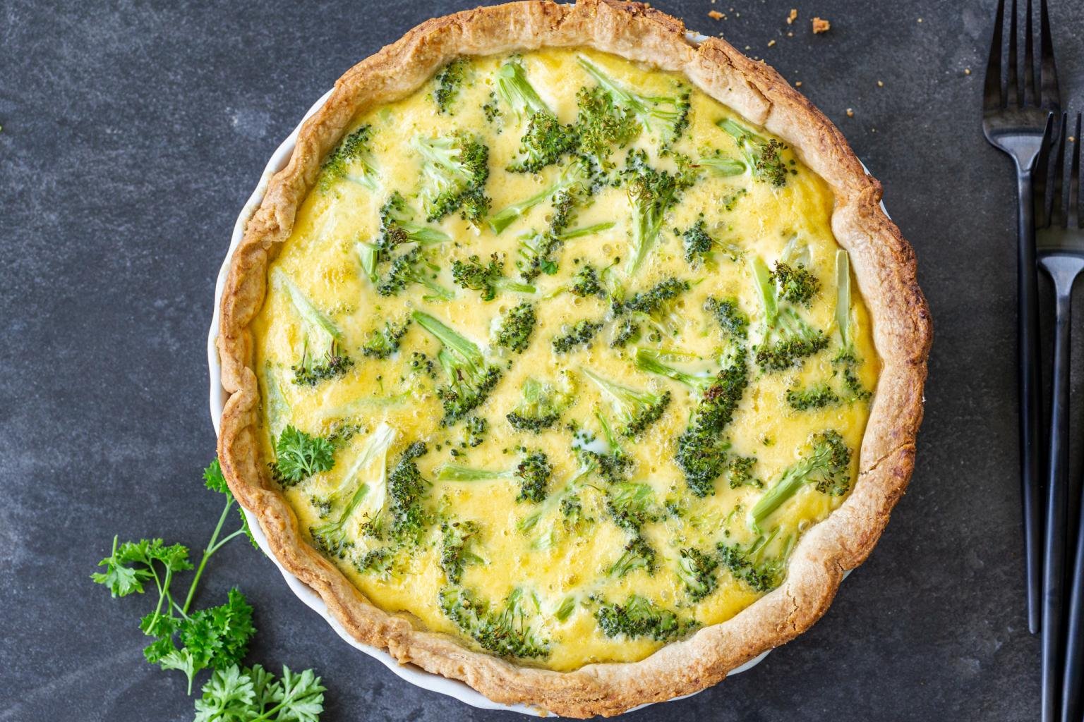 Broccoli Quiche Recipe (Foolproof Method) - Momsdish