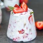 English Eton Mess in a cup.
