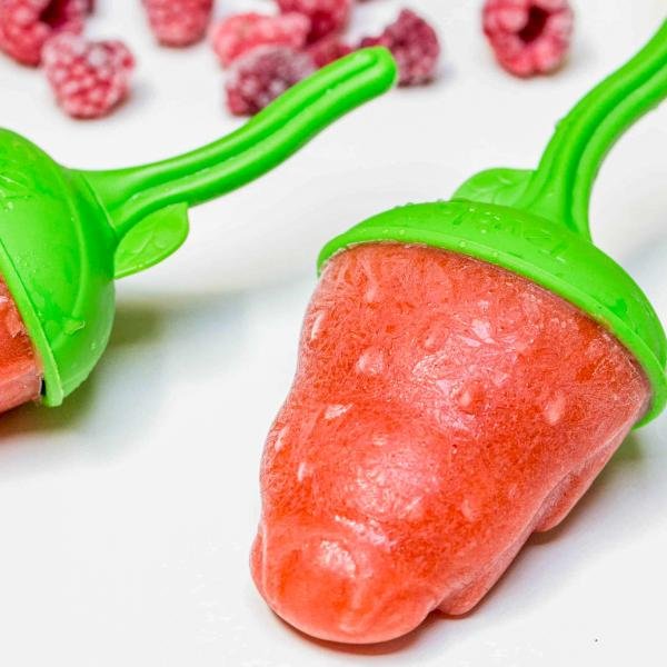 Popsicle on a tray