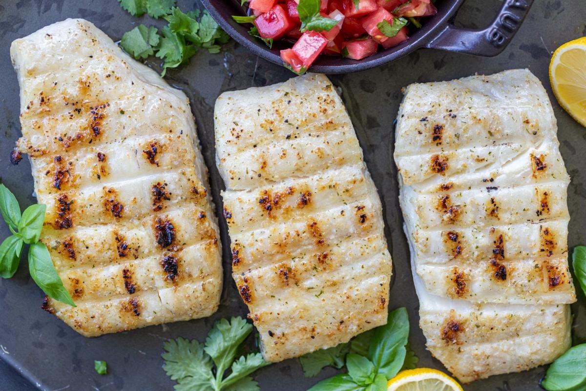 4 Ingredient Grilled Halibut Momsdish