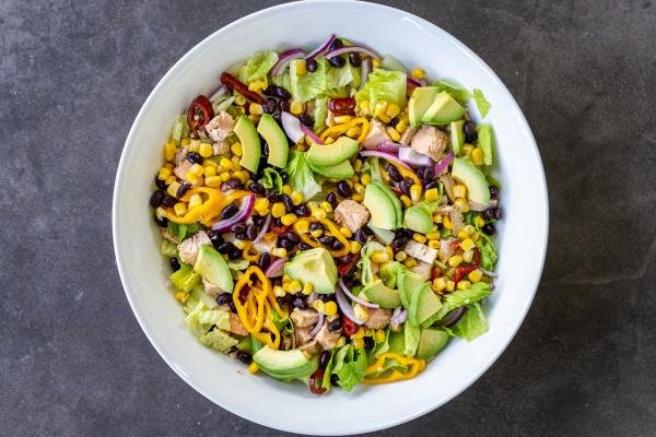 Mexican Tuna salad in a bowl.