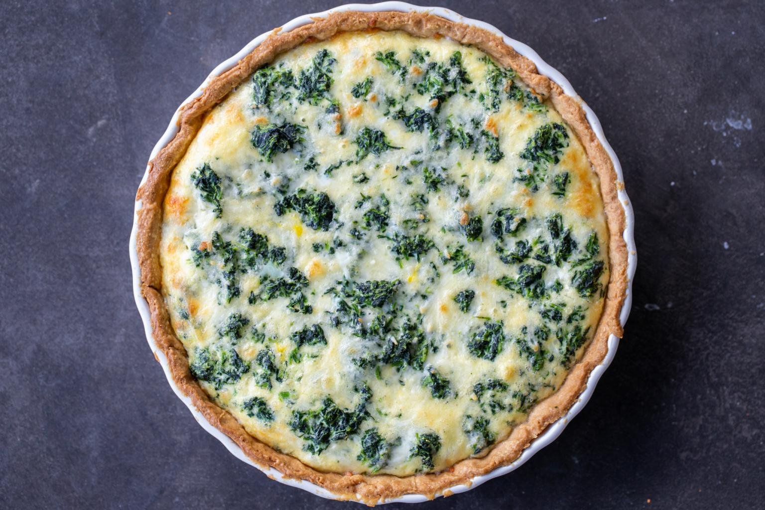 The Classic Spinach Quiche Recipe Momsdish