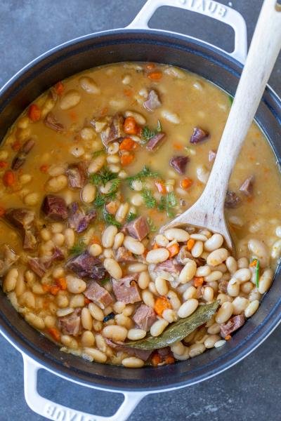 Crazy Easy Ham and Bean Soup - Momsdish