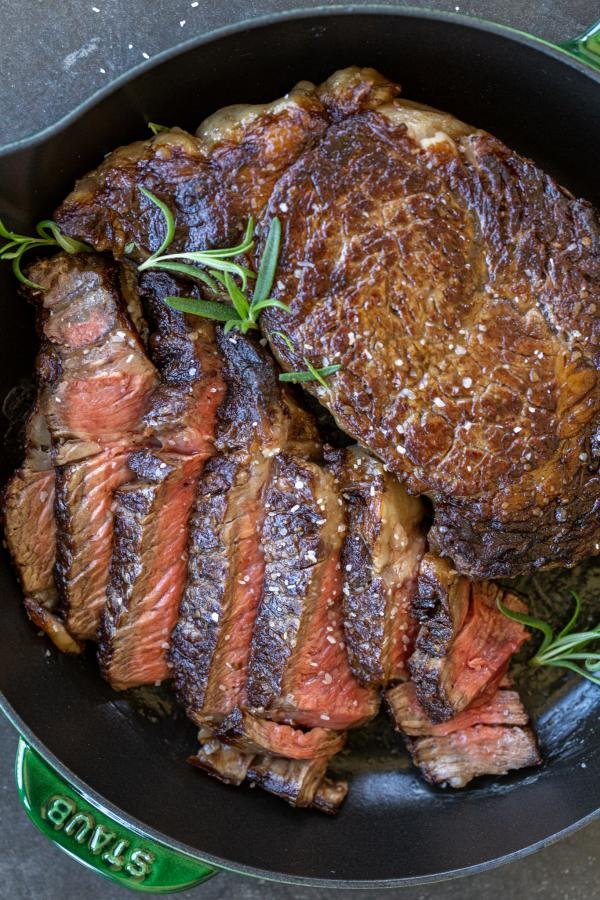 Perfect Cast Iron Ribeye Momsdish 