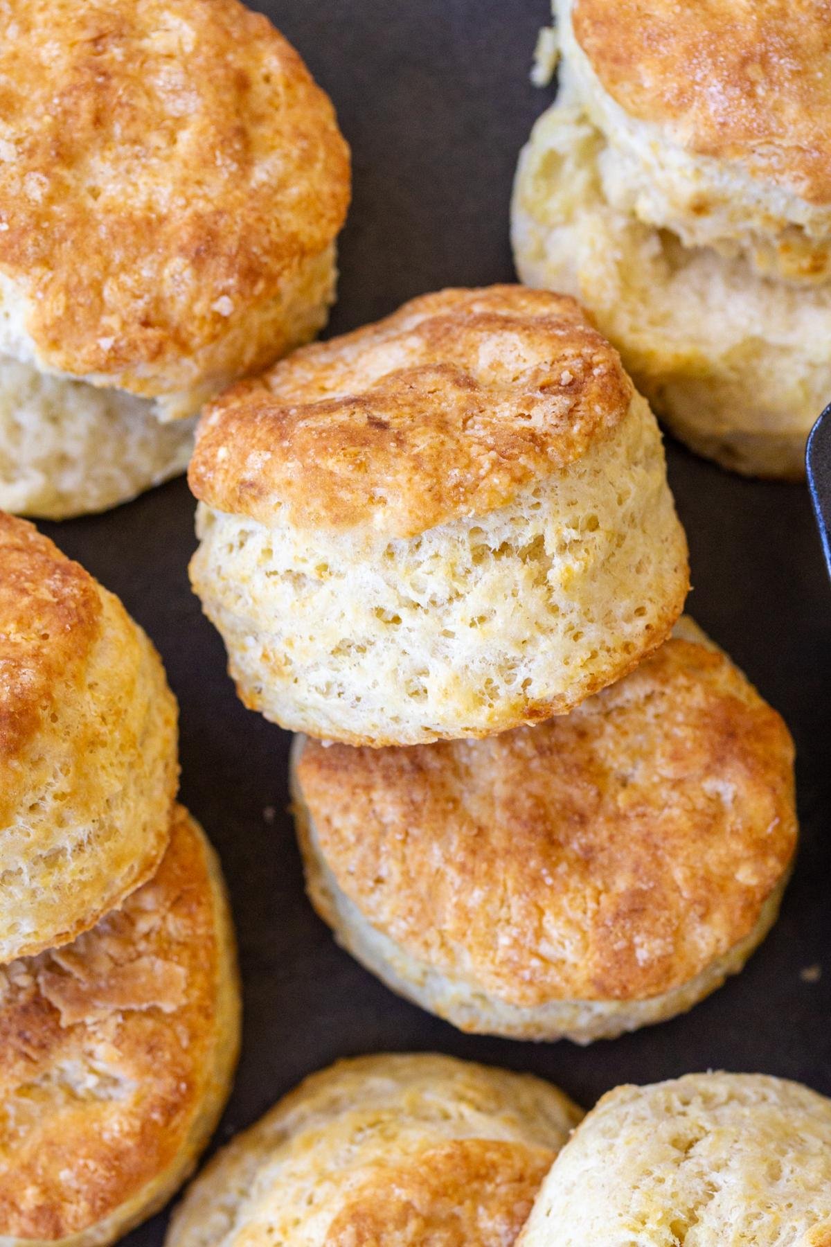 Flaky Sourdough Biscuits