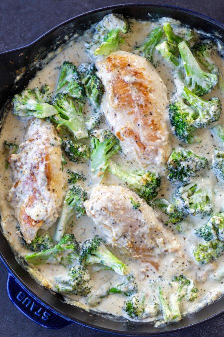 Creamy Chicken and Broccoli - Momsdish