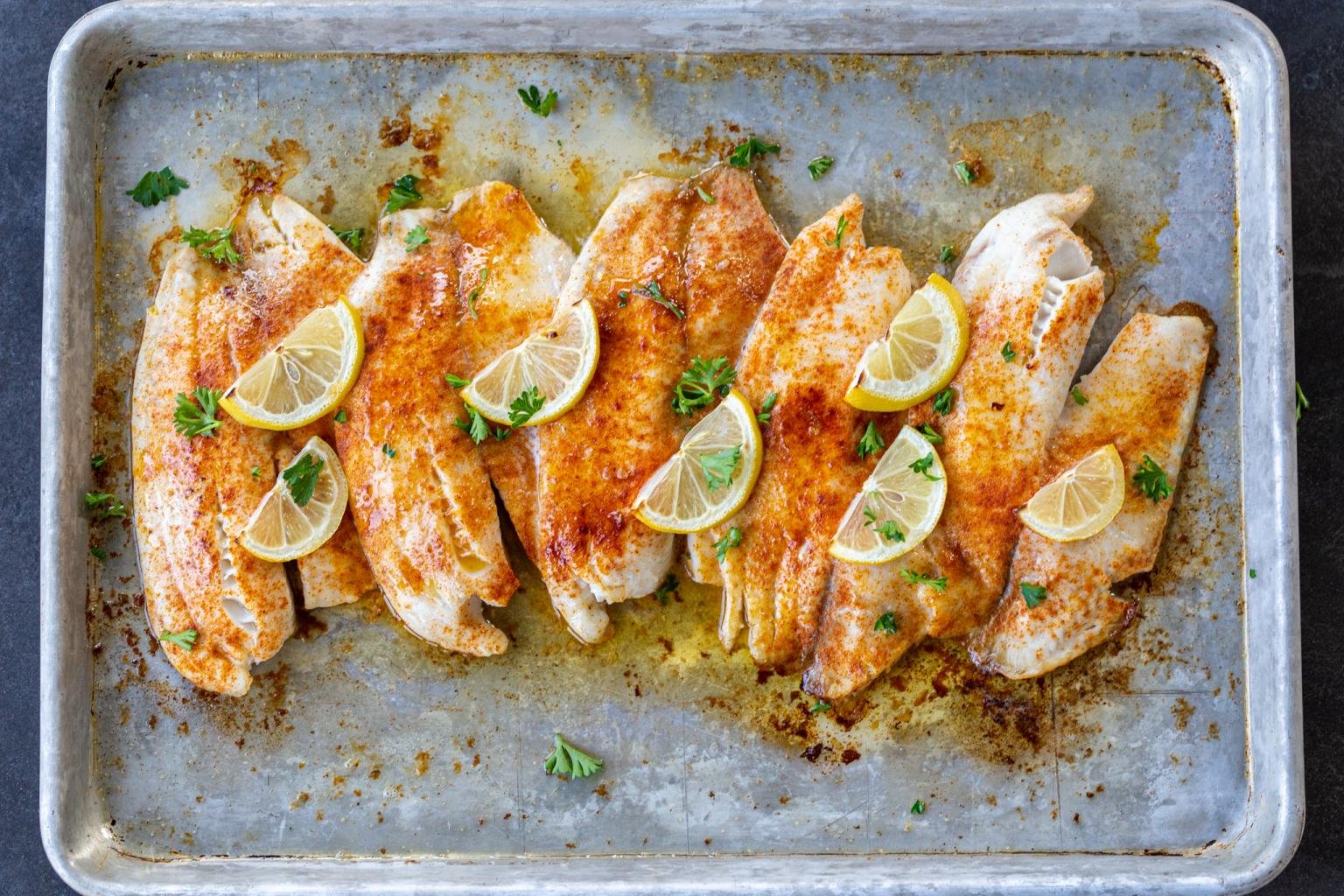 Lemon Butter Baked Tilapia Recipe - Momsdish