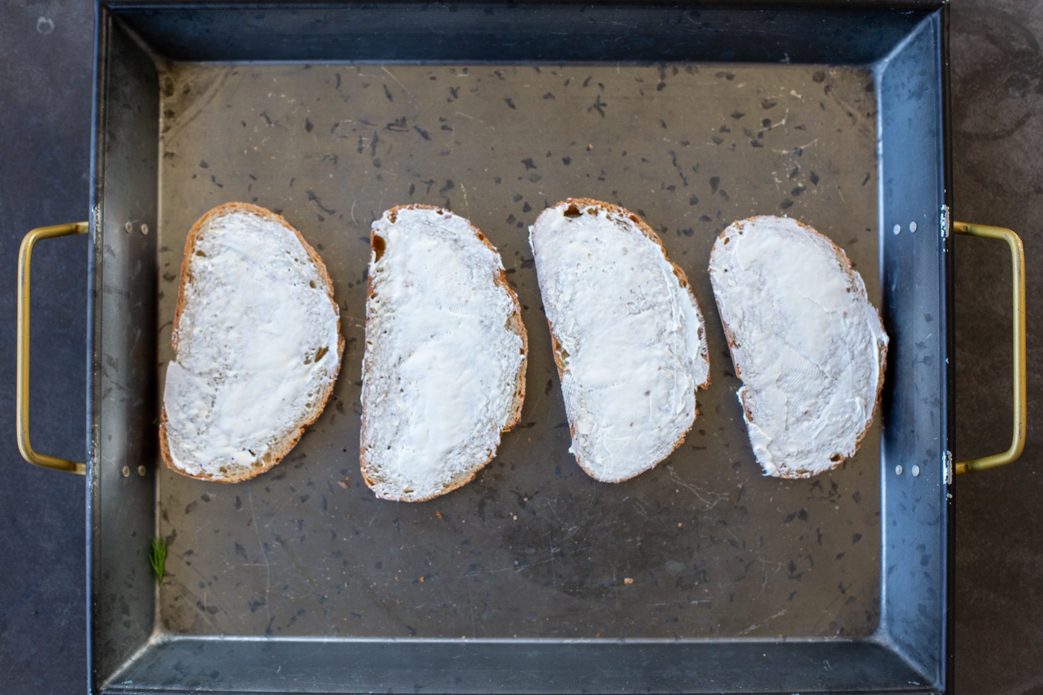 Whipped Cream Cheese Toasts with Smoked Salmon – Cream Cheese