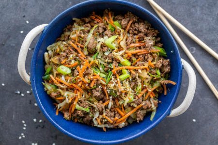 Egg Roll in a Bowl (One Pan) - Momsdish