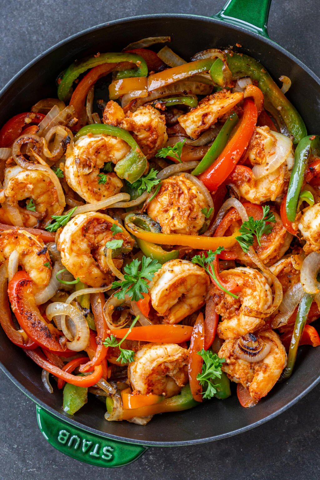 30 Minute Shrimp Fajitas (OnePan) Momsdish