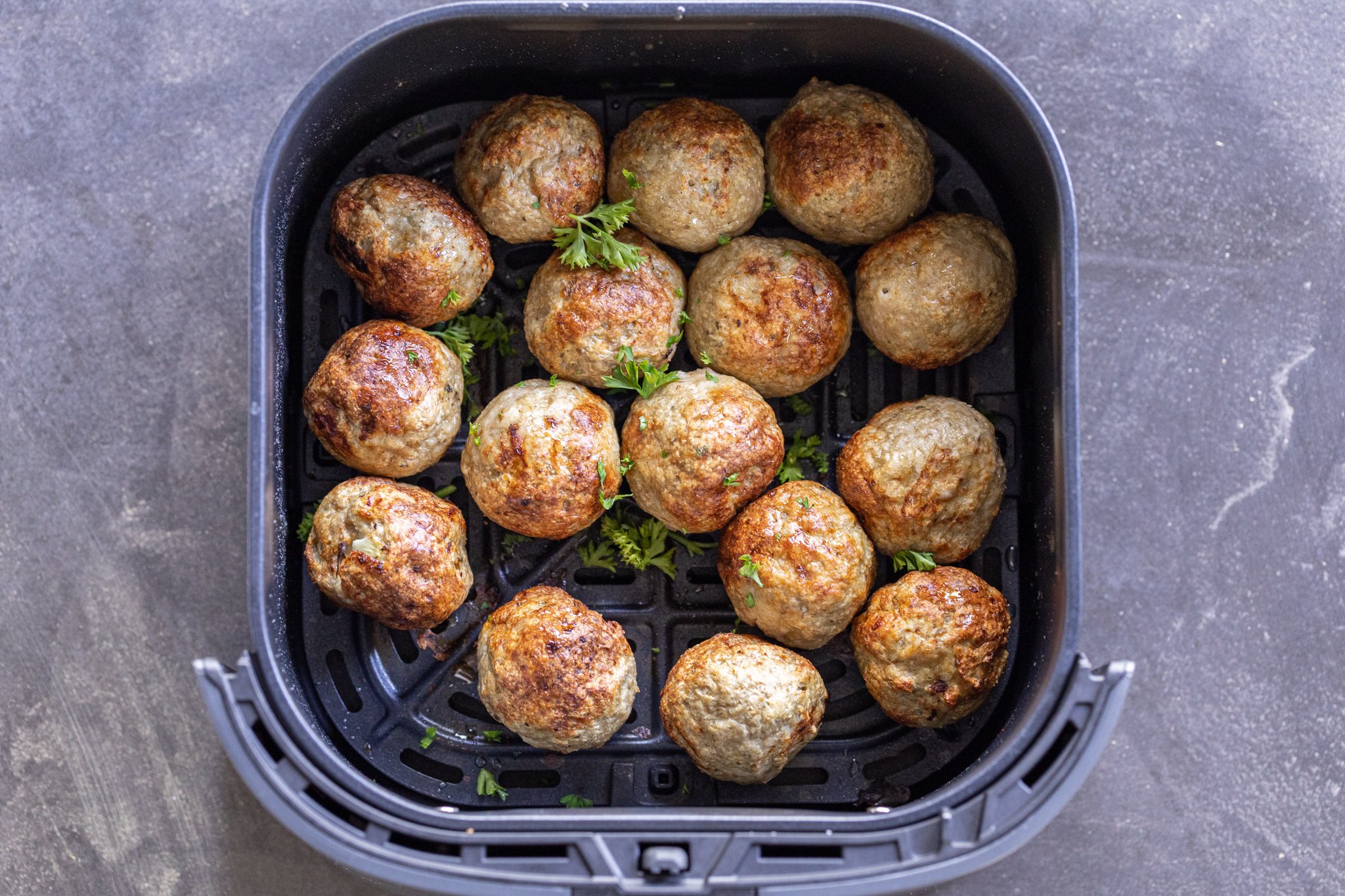 Air Fryer Turkey Meatballs + Meal Prep - Recipes From A Pantry