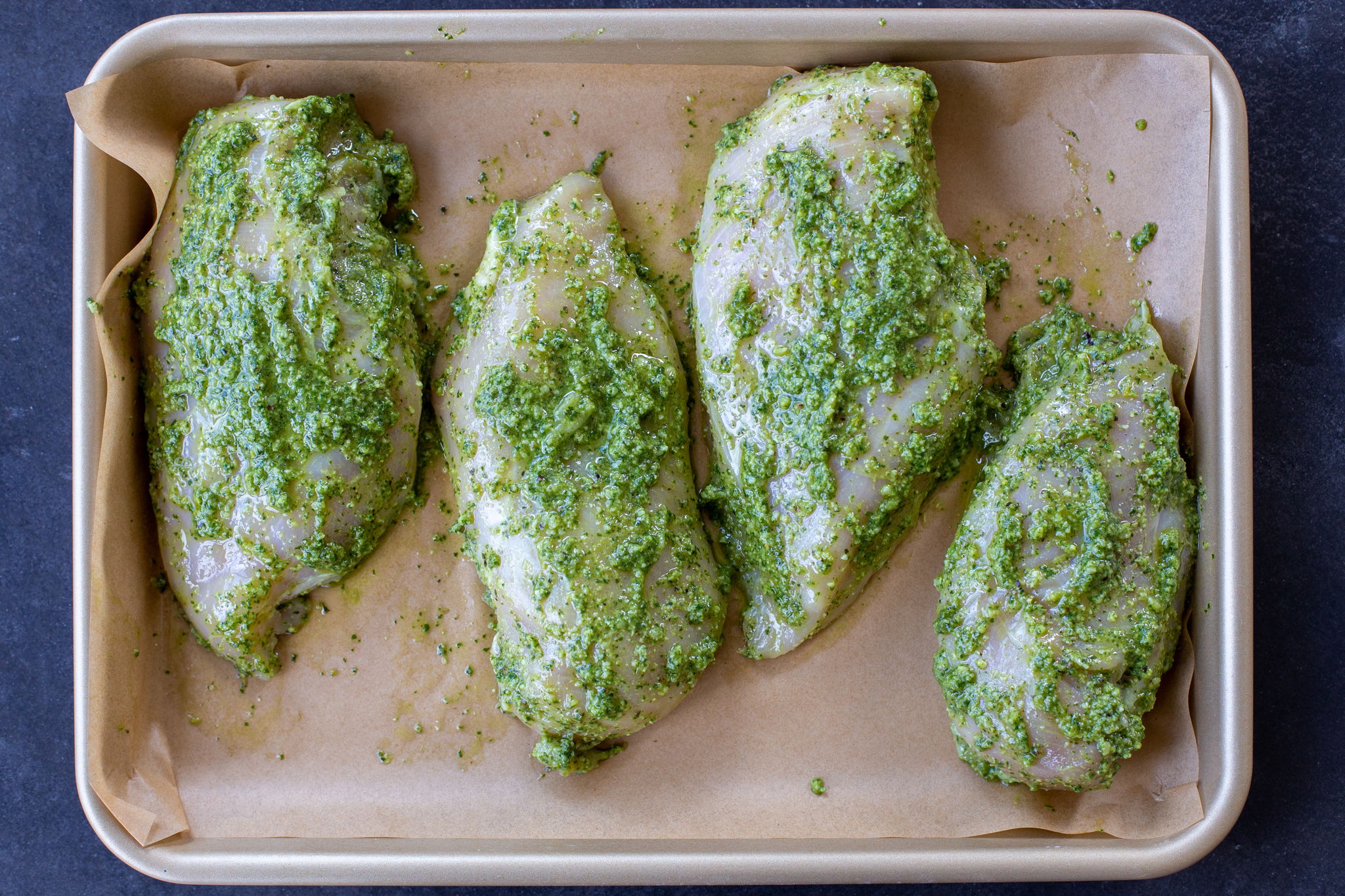 Pesto Chicken Recipe 4 Ingredient Momsdish