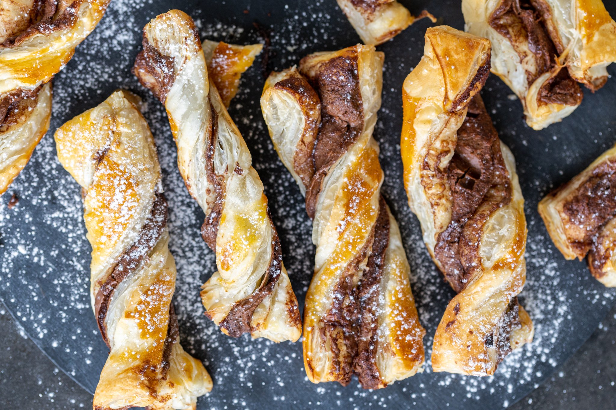 Puff Pastry Nutella Twists - The Modern Nonna