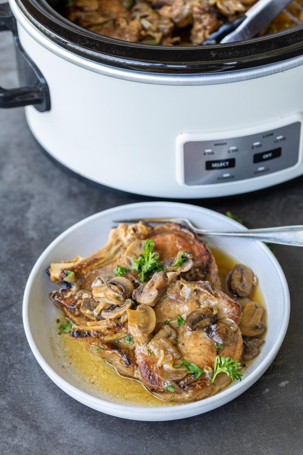Crock Pot Pork Chops (with Mushrooms) Momsdish