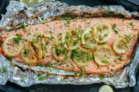 The Best Grilled Salmon in Foil - Momsdish