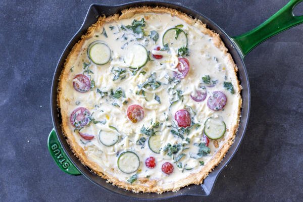 Easy Veggie Quiche Recipe - Momsdish