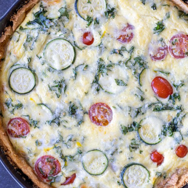 Baked Veggie Quiche.