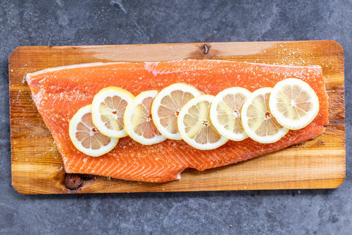 How To Grill Salmon on a Cedar Plank Momsdish