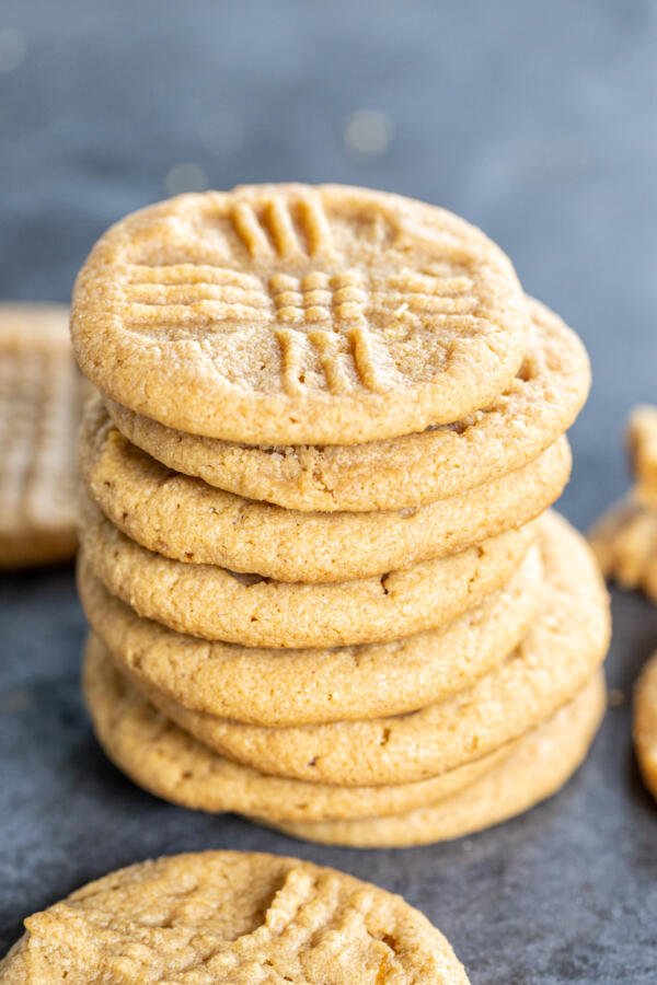 Peanut Butter Cookies on top of each together.