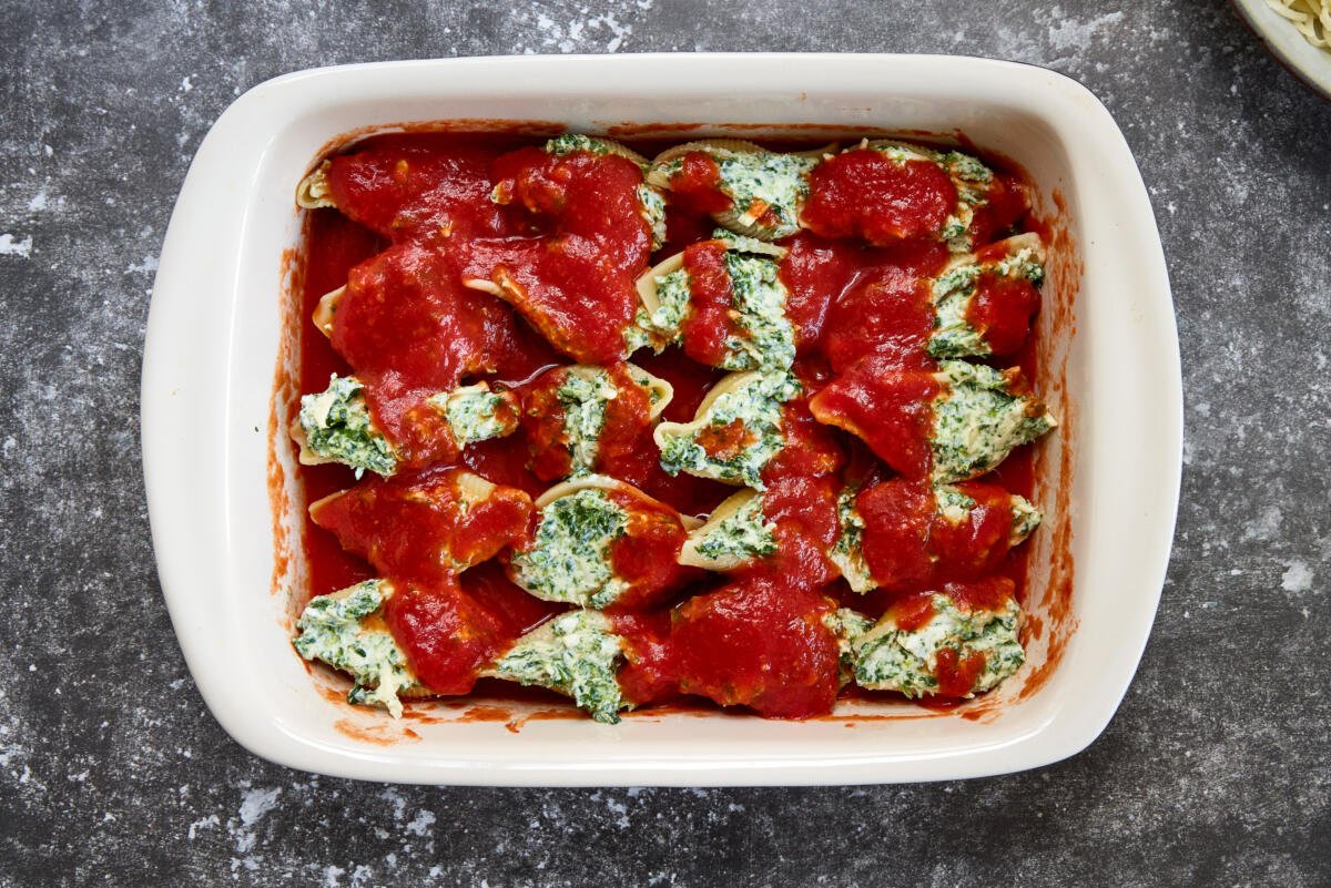 Spinach Stuffed Shells - Momsdish