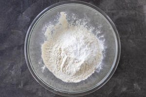 Dry ingredients in a bowl.