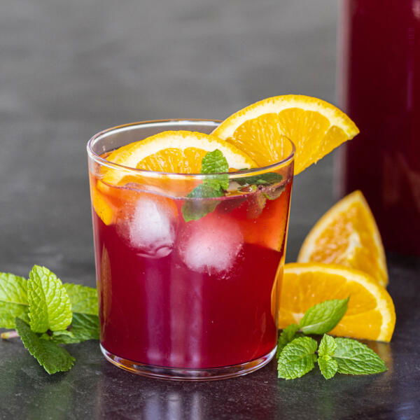 Cup of Sparkling Cranberry Punch.