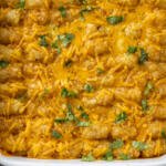 Tater Tot Breakfast Casserole.