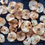 Crispy apple chips.