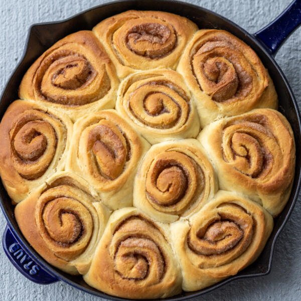 Brioche Cinnamon Rolls with out icing.