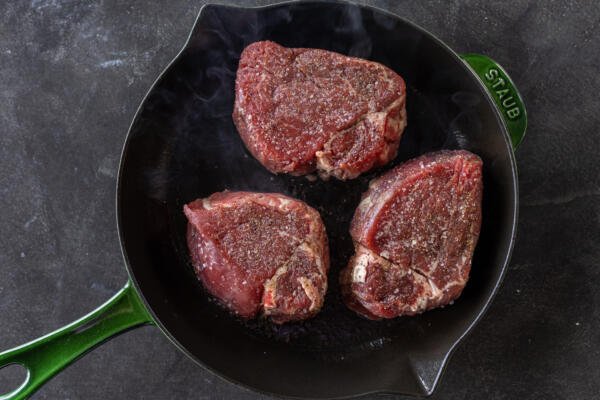 Cast Iron Filet Mignon - Momsdish