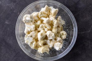 Seasoned Cauliflower in a bowl.