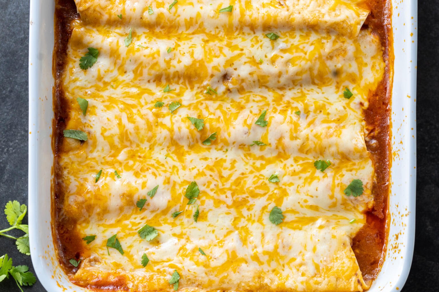 Easy Ground Beef Enchiladas - Momsdish