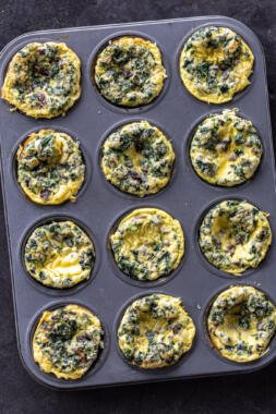 Kale & Mushroom Egg Bites (Starbucks Inspired) - Momsdish