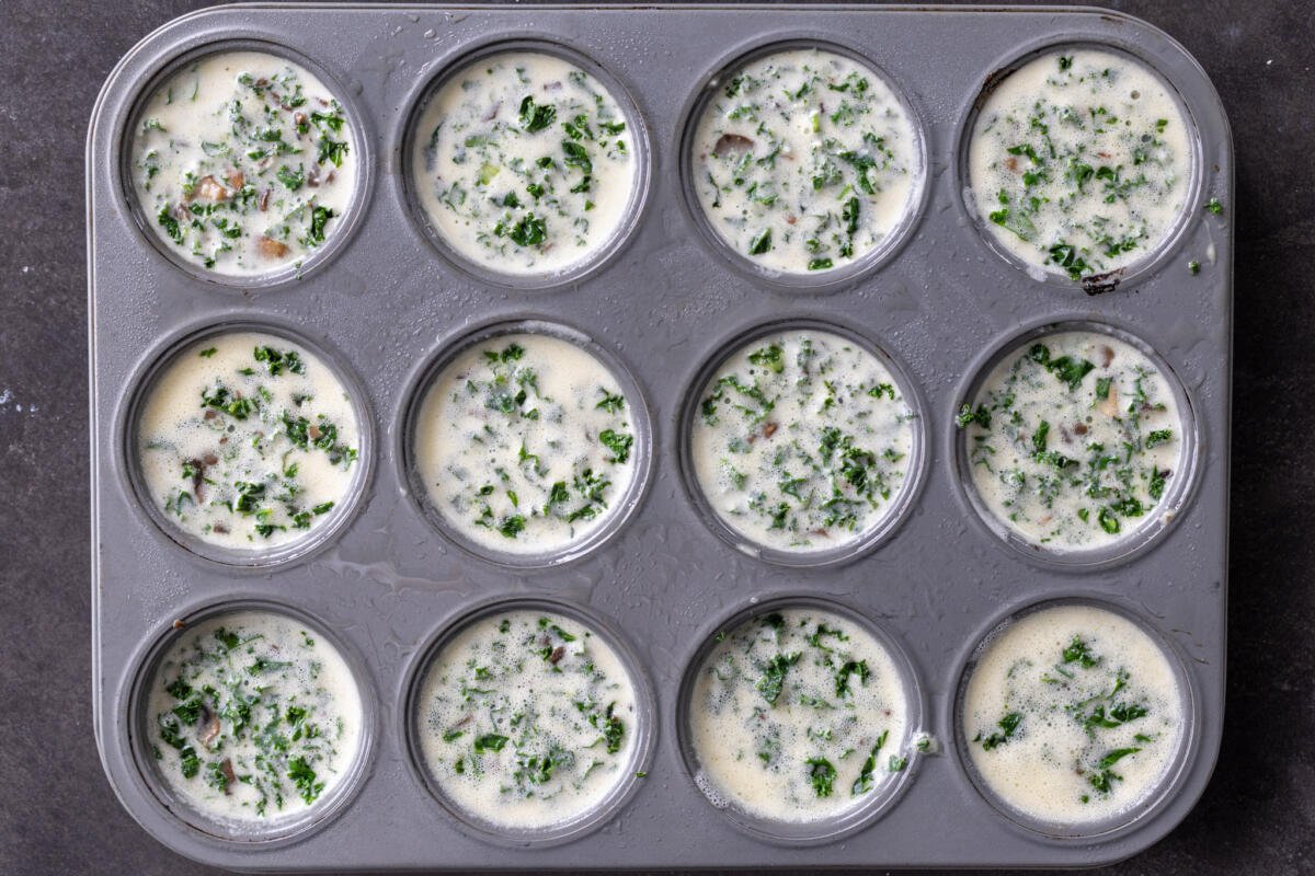 Kale & Mushroom Egg Bites (Starbucks Inspired) - Momsdish