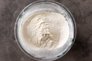 Dry ingredients combined together.