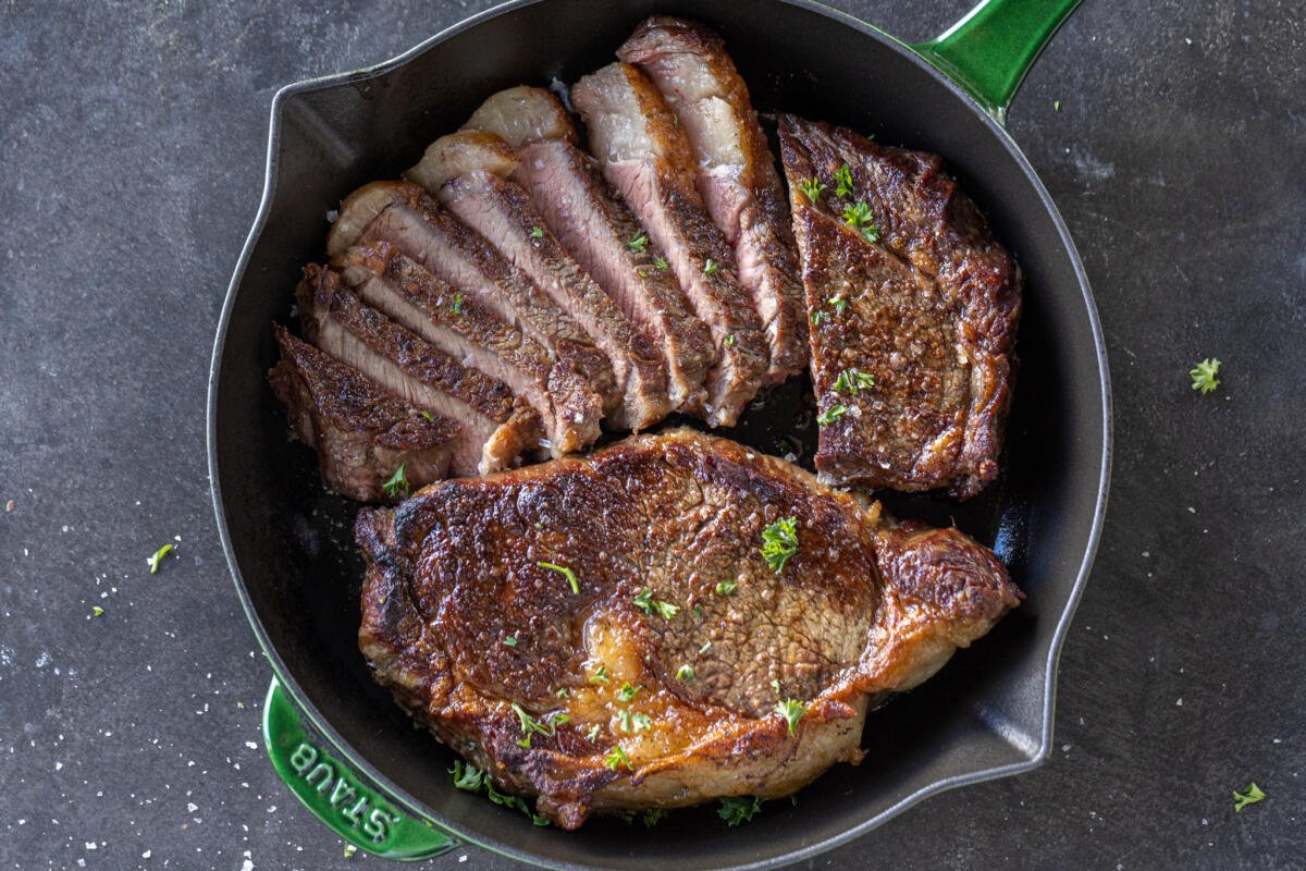 Reverse Sear Steak (Oven) Momsdish